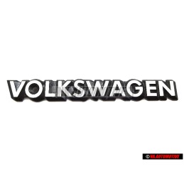Γνήσιο VW VOLKSWAGEN Οπίσθιο Σήμα Έμβλημα Μάυρο Άσπρο - 321853685C QK6