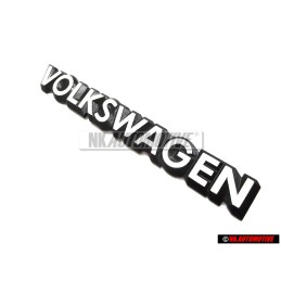 Γνήσιο VW VOLKSWAGEN Οπίσθιο Σήμα Έμβλημα Μάυρο Άσπρο - 321853685C QK6