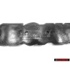 Γνήσιο VW VOLKSWAGEN Οπίσθιο Σήμα Έμβλημα Μάυρο Άσπρο - 321853685C QK6
