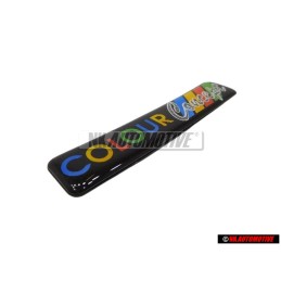 Γνήσιο VW COLOUR CONCEPT Πλαϊνό Σήμα Έμβλημα MulticolouΚόκκινο - 1H6853714G Z39