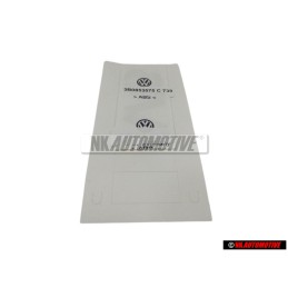 Γνήσιο VW V6 Οπίσθιο Σήμα Έμβλημα Χρωμέ - 3B0853675C 739