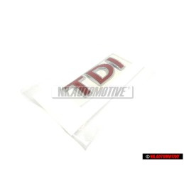 Γνήσιο VW TDI Οπίσθιο Σήμα Έμβλημα Κόκκινο - 1J0853675ACGQF