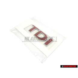 Γνήσιο VW TDI Οπίσθιο Σήμα Έμβλημα Κόκκινο - 1J0853675ACGQF