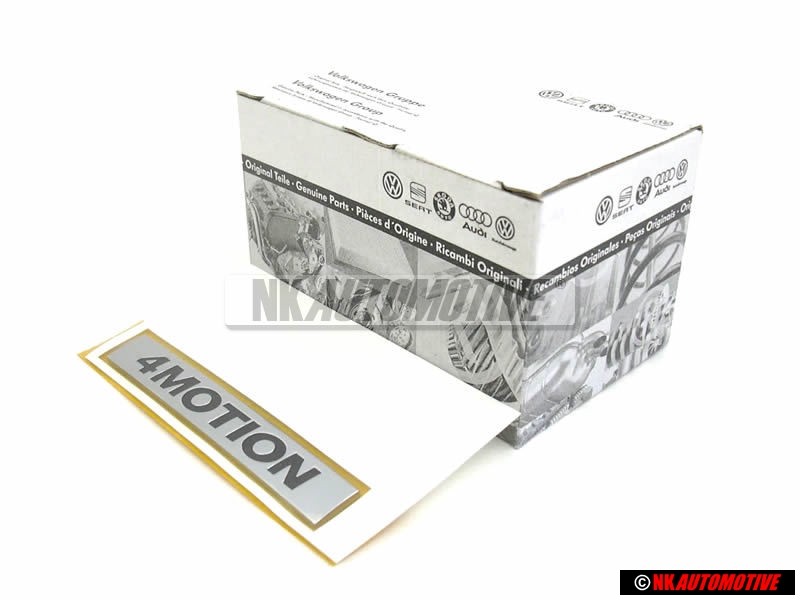 Γνήσιο VW 4MOTION Οπίσθιο Σήμα Έμβλημα Χρωμέ - 5G0853675P AFG