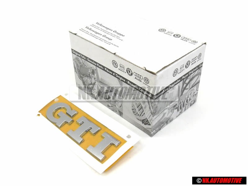 Γνήσιο VW GTI Οπίσθιο Σήμα Έμβλημα Χρωμέ - 5G0853675Q 2ZZ