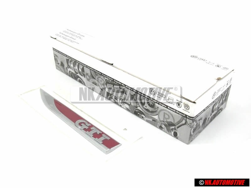 Γνήσιο VW GTI Πλαϊνό Σήμα Έμβλημα Χρωμέ Κόκκινο - 5G0853688L JZQ