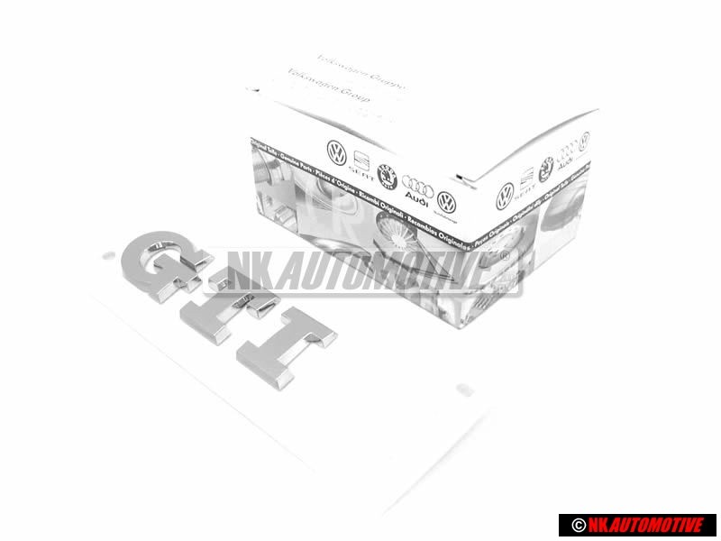 Γνήσιο VW GTI Οπίσθιο Σήμα Έμβλημα Χρωμέ - 6C0853675C 2ZZ