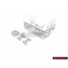 Γνήσιο VW GTI Οπίσθιο Σήμα Έμβλημα Χρωμέ - 6C0853675C 2ZZ