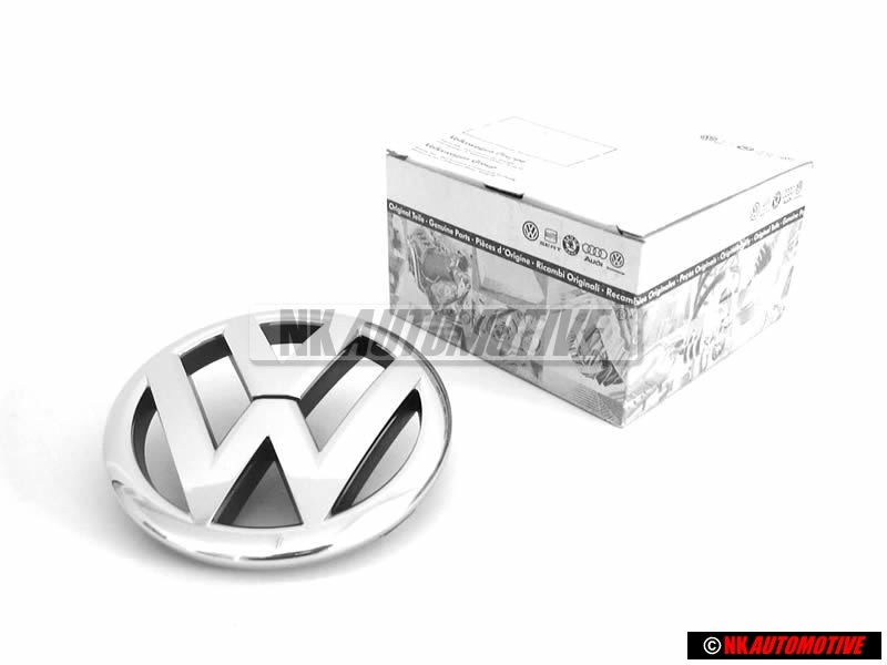 Γνήσιο VW Εμπρόσθιο Σήμα Έμβλημα Μάσκας Χρωμέ - 6R0853600A ULM