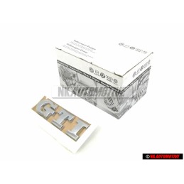 Γνήσιο VW GTI Οπίσθιο Σήμα Έμβλημα Χρωμέ - 6R0853675E 739