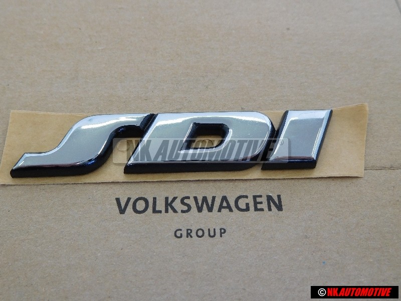 Γνήσιο VW SDI Οπίσθιο Σήμα Έμβλημα Χρωμέ - 1H0853675D Z10
