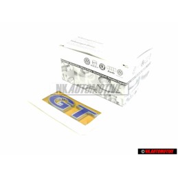 Γνήσιο VW GT Οπίσθιο Σήμα Έμβλημα Χρωμέ Μπλέ - 6R0853675S AFL