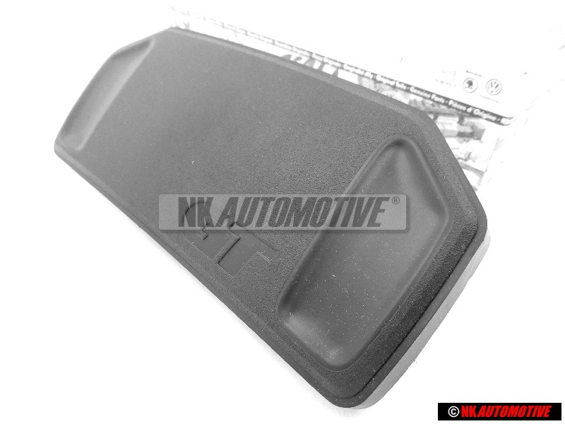Γνήσιο VW Κάλυμμα Τιμονιού Σατινέ Μαύρο - 871419669 01C