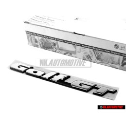 Γνήσιο VW GOLF GT Οπίσθιο Σήμα Έμβλημα Χρωμέ - 1H6853687ACZ10