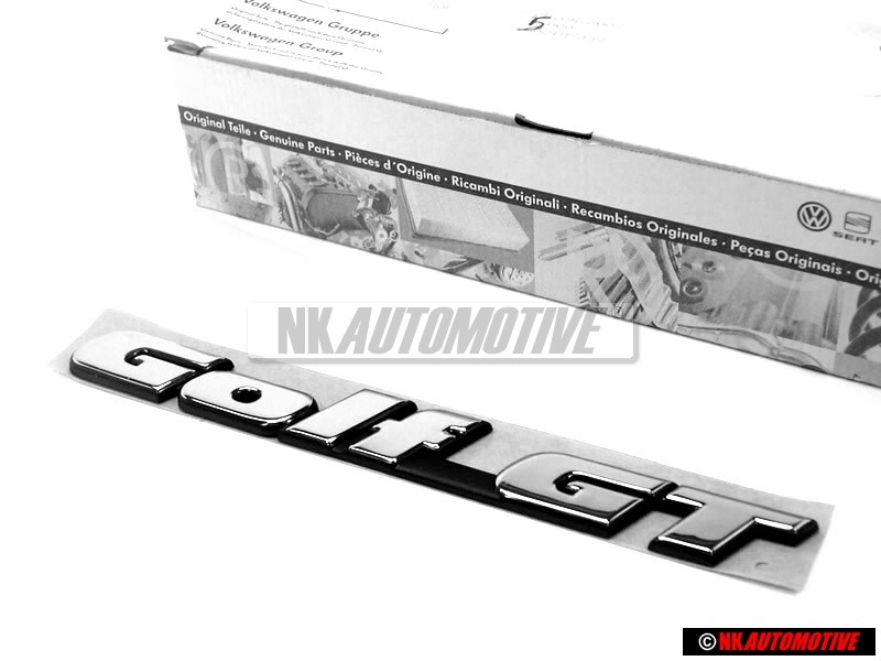 Γνήσιο VW GOLF GT Οπίσθιο Σήμα Έμβλημα Χρωμέ - 1H6853687ACZ10