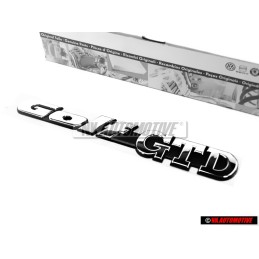 Γνήσιο VW GOLF GTD Οπίσθιο Σήμα Έμβλημα Χρωμέ - 1H6853687AEZ10