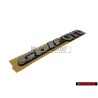 Γνήσιο VW GOLF GTD Οπίσθιο Σήμα Έμβλημα Χρωμέ - 1H6853687AEZ10