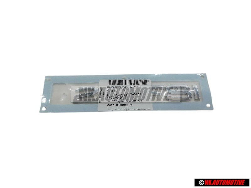 Γνήσιο Audi 2.0 FSI Οπίσθιο Σήμα Έμβλημα Χρωμέ - 8H0853743A 2ZZ