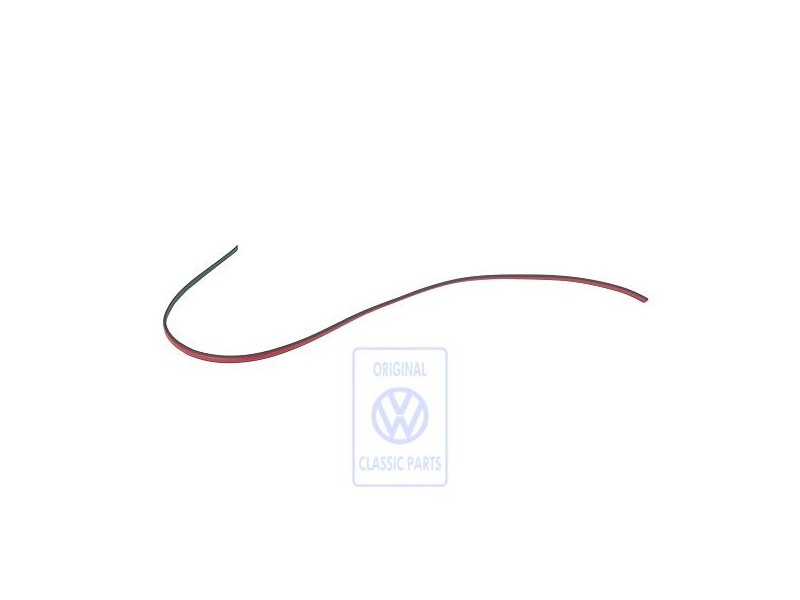 Γνήσιο VW Διακοσμητική Λωρίδα Πόρτας Κόκκινο Άρη - 193853413E QS2