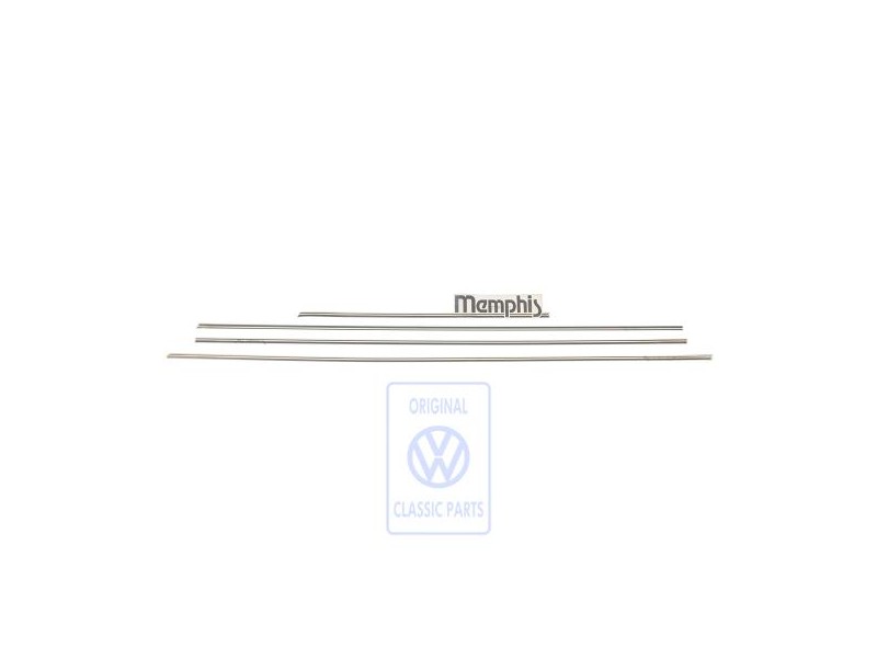 Γνήσιο VW Διακοσμητ. Ταινίες Για Φτερά Πόρτα Και Πλευρικό Μέρος - 193898525C 3ZZ