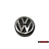 Γνήσιο VW Οπίσθιο Σήμα Έμβλημα Ασημί Αλουμινίου Βουρτσαριστό - 327853601