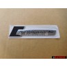 Γνήσιο Audi SUPERCHARGED Πλαϊνό Σήμα Έμβλημα Μάυρο Χρωμέ - 4F0853601