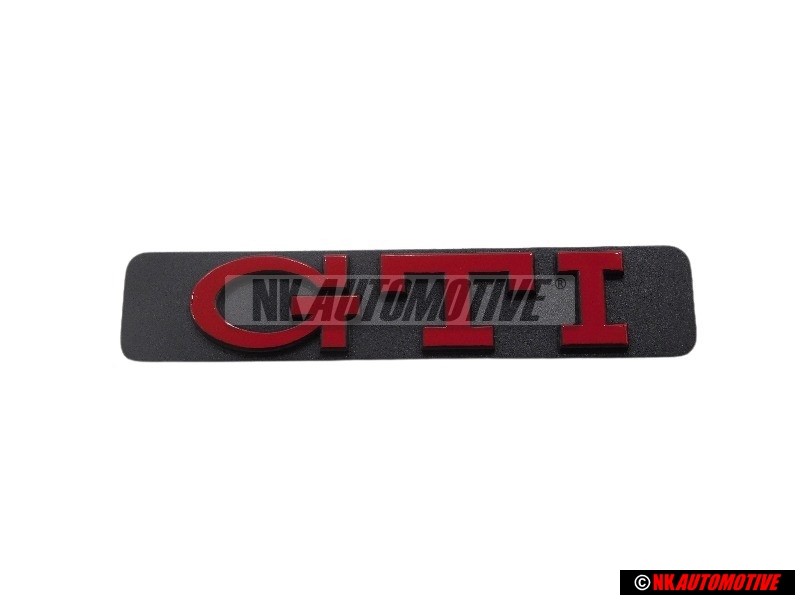 Γνήσιο VW GTI Πλαϊνό Σήμα Έμβλημα Κόκκινο - 1H6853714C QN5