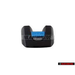 Γνήσιο VW GTS Πλακέτα Σήμα Έμβλημα Τιμονιού Μάυρο Aλουμίνιο - 1K8419685E AZV