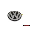 Γνήσιο VW Εμπρόσθιο Σήμα Έμβλημα Μάσκας Μάυρο Χρωμέ - 1C0853617A WV9