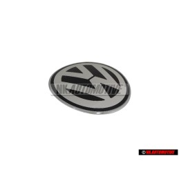 Γνήσιο VW Εμπρόσθιο Σήμα Έμβλημα Μάσκας Μάυρο Χρωμέ - 1C0853617A WV9