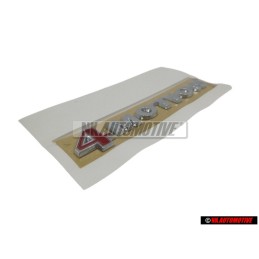 Γνήσιο VW 4MOTION Οπίσθιο Σήμα Έμβλημα Χρωμέ Κόκκινο - 1K0853675Q GQF