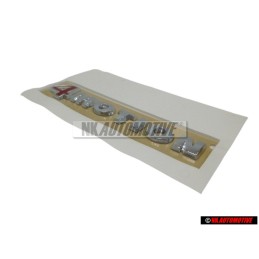 Γνήσιο VW 4MOTION Οπίσθιο Σήμα Έμβλημα Χρωμέ Κόκκινο - 1K0853675Q GQF
