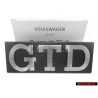 Γνήσιο VW GTD Εμπρόσθιο Σήμα Έμβλημα Μάσκας - 171853679D
