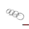 Γνήσιο Audi Δαχτυλίδια Εμπρόσθιο Σήμα Έμβλημα Μάσκας Χρωμέ - 443853605
