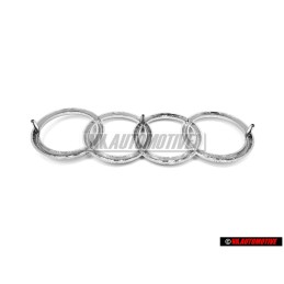 Γνήσιο Audi Δαχτυλίδια Εμπρόσθιο Σήμα Έμβλημα Μάσκας Χρωμέ - 443853605