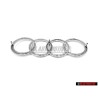 Γνήσιο Audi Δαχτυλίδια Εμπρόσθιο Σήμα Έμβλημα Μάσκας Χρωμέ - 443853605