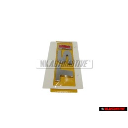 Γνήσιο VW TSI Οπίσθιο Σήμα Έμβλημα Χρωμέ Κόκκινο - 5G0853675A JZQ