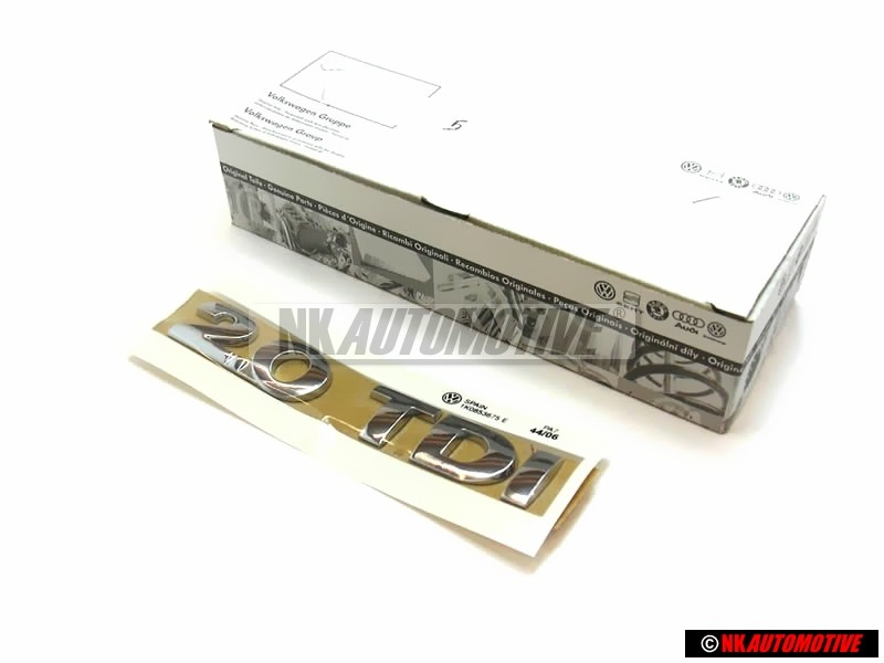 Γνήσιο VW 2.0 TDI Οπίσθιο Σήμα Έμβλημα Χρωμέ - 1K0853675E 739