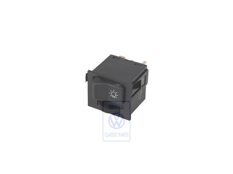 Γνήσιο VW Διακόπτης Για Φώτα Σατινέ Μαύρο - 323941531J 01C
