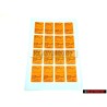 VW Classic Parts Πορτοκαλί Volkswagen Αυτοκόλλητα Σέρβις 16 τεμάχια - ZCP902673