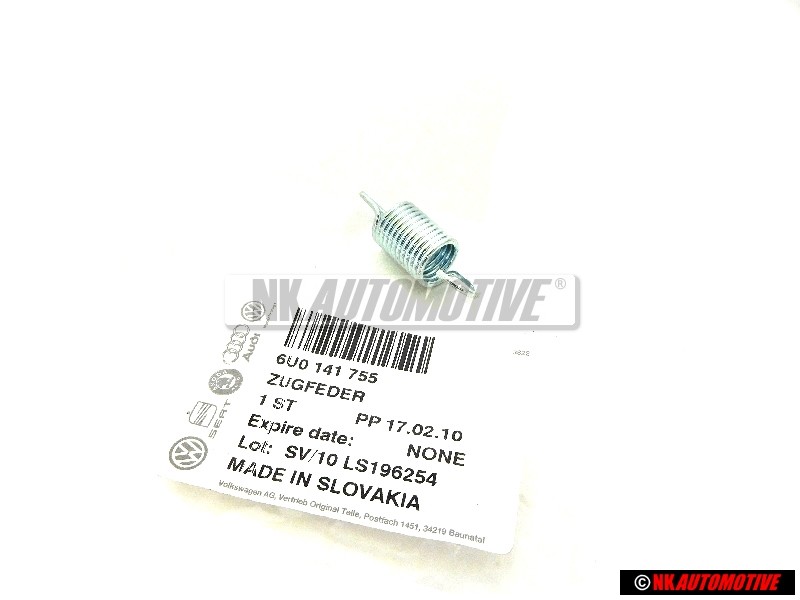 Γνήσιο VW Ελατήριο Έλξης - 6U0141755