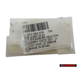 Γνήσιο VW FSI Οπίσθιο Σήμα Έμβλημα Χρωμέ - 3C0853675 739