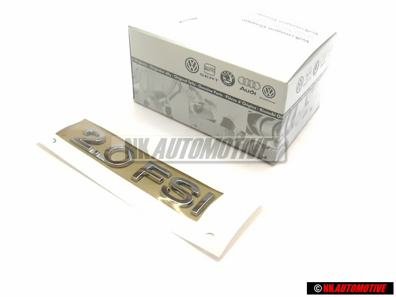 Γνήσιο VW 2.0 FSI Οπίσθιο Σήμα Έμβλημα Χρωμέ - 3C0853675A 739