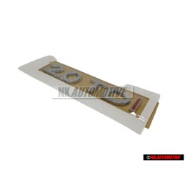 Γνήσιο VW 2.0 TDI Οπίσθιο Σήμα Έμβλημα Χρωμέ Κόκκινο - 3C0853675F GQF