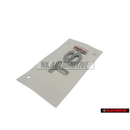 Γνήσιο VW TSI Οπίσθιο Σήμα Έμβλημα Χρωμέ Κόκκινο - 1K5853675H GQF