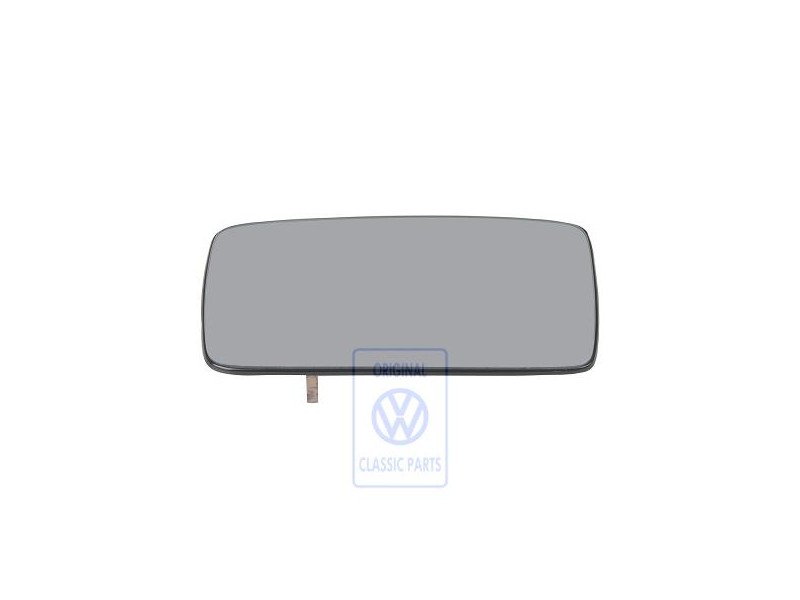Γνήσιο VW Κρύσταλλο Καθρέφτη (Κυρτό) Με Πλάκα Φορέα - 1H1857521E