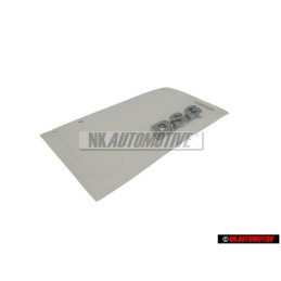 Γνήσιο VW DSG Οπίσθιο Σήμα Έμβλημα Χρωμέ - 1J0853675AL739