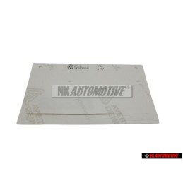 Γνήσιο VW DSG Οπίσθιο Σήμα Έμβλημα Χρωμέ - 1J0853675AL739