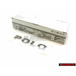 Γνήσιο VW POLO Οπίσθιο Σήμα Έμβλημα Χρωμέ - 6N0853687H 739