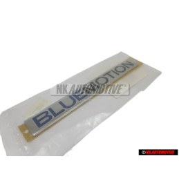 Γνήσιο VW BLUE MOTION Οπίσθιο Σήμα Έμβλημα Χρωμέ - 6Q0853675R WWS